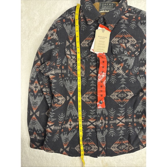 JACHS NY, Medium, Men's Wool Jacket - Multi Aztec, Style 1417743, New with Tags - Picture 9 of 9